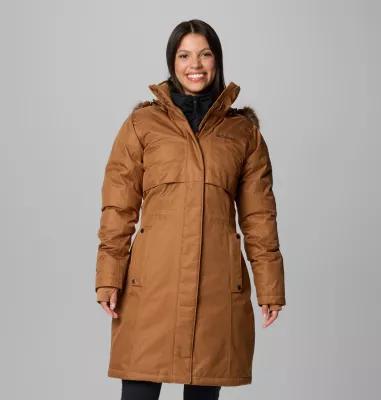 Columbia Womens Apres Arson II Winter Long Down Jacket- Product Image