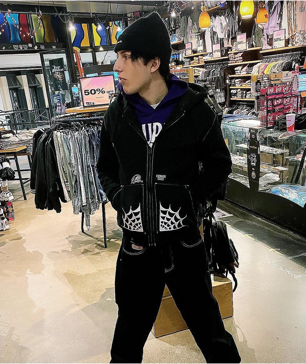 Lurking Class by Sketchy Tank Web Black Work Jacket Product Image