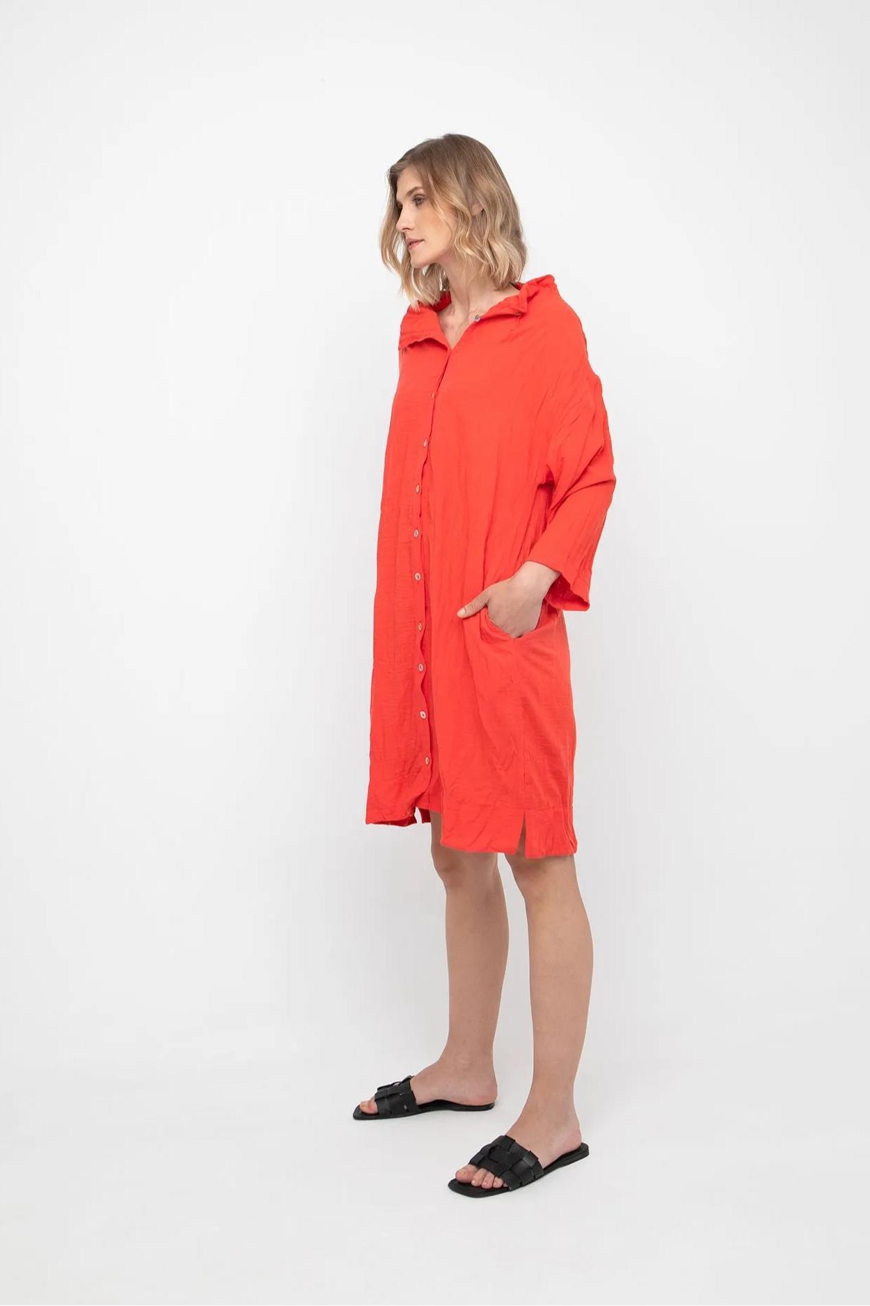 Ozai Red Dress Product Image