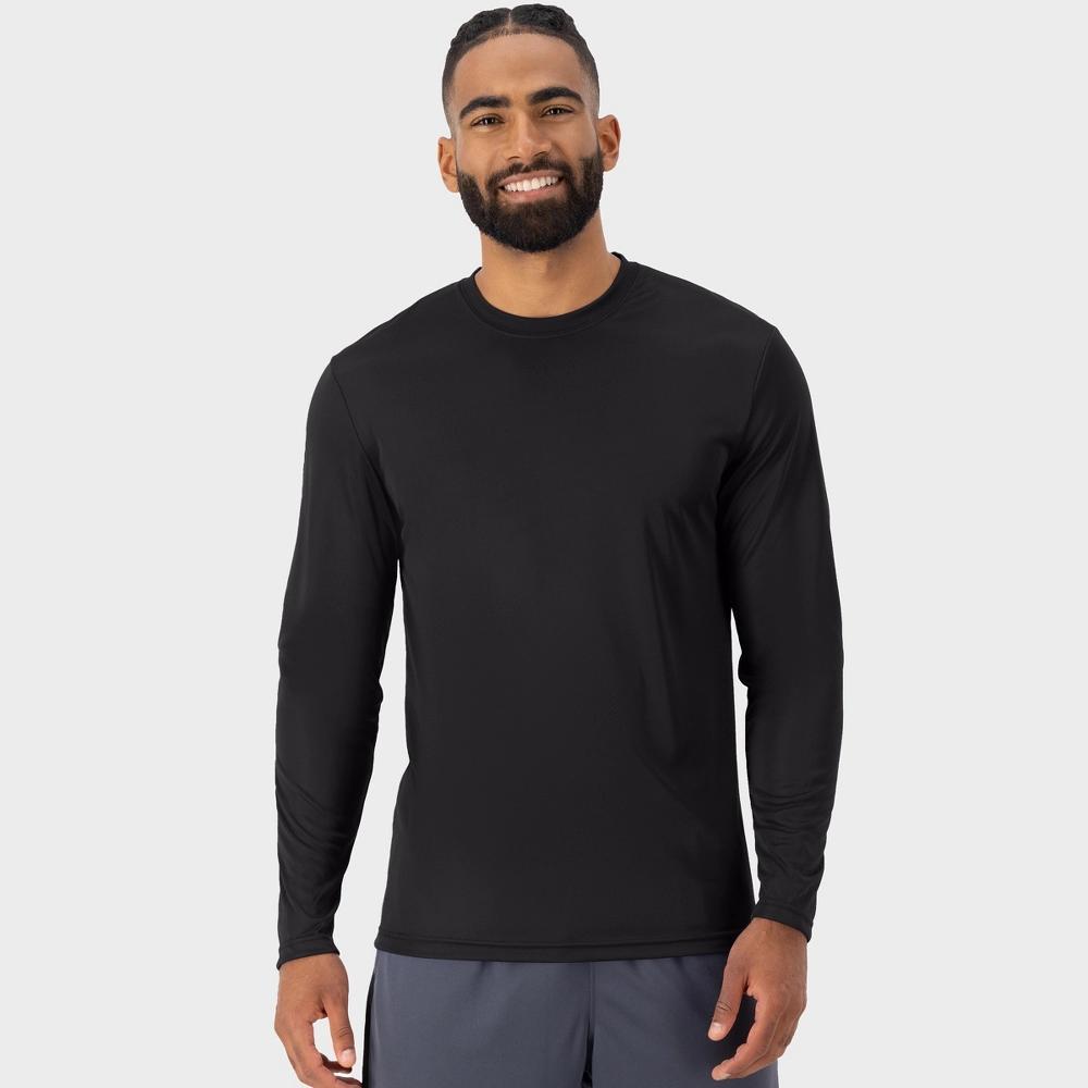 Hanes Sport Cool DRI Mens Performance Long Sleeve T-Shirt, Value 2-Pack White M Product Image