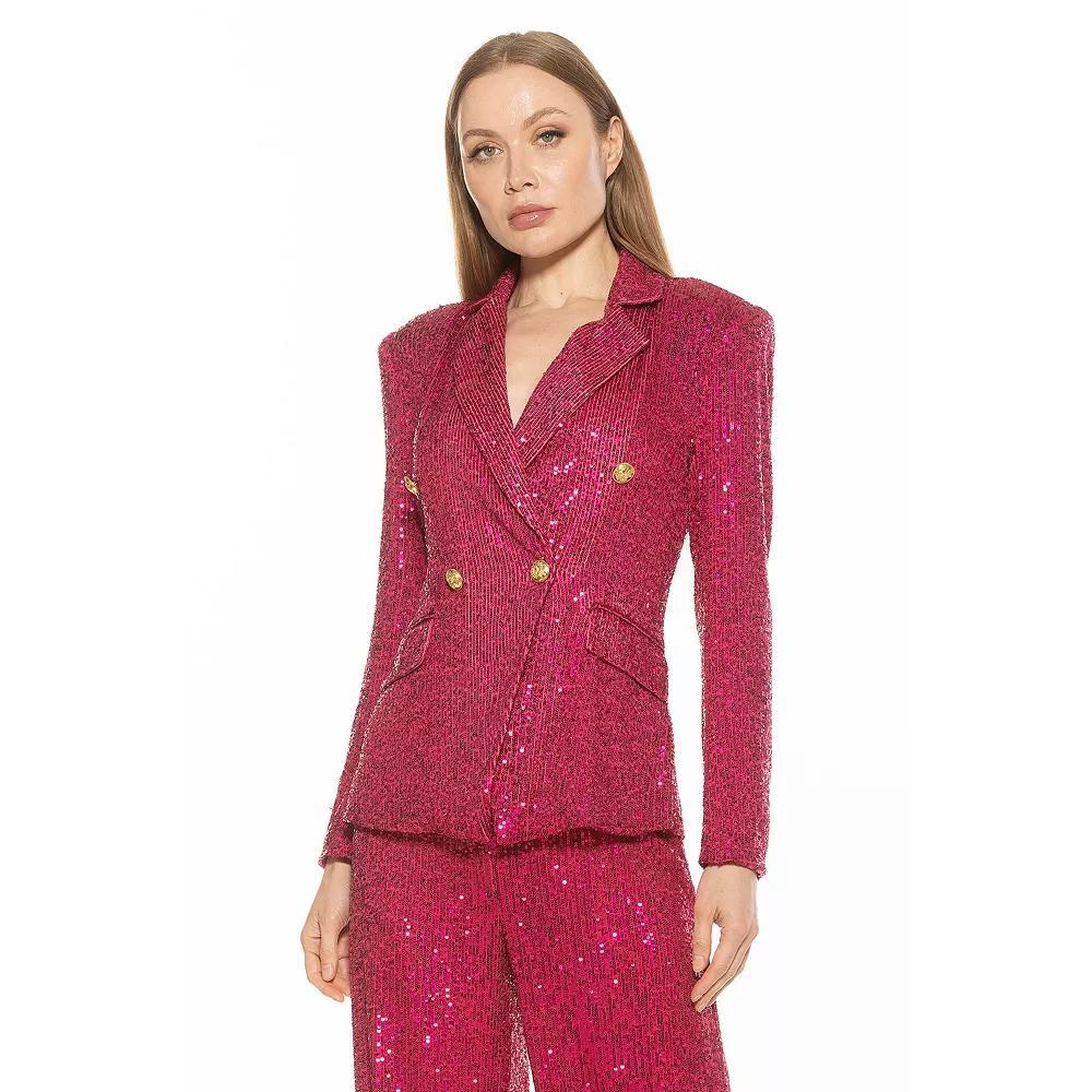 Women's ALEXIA ADMOR Abbi Longline Double Breasted Jacket,  Product Image