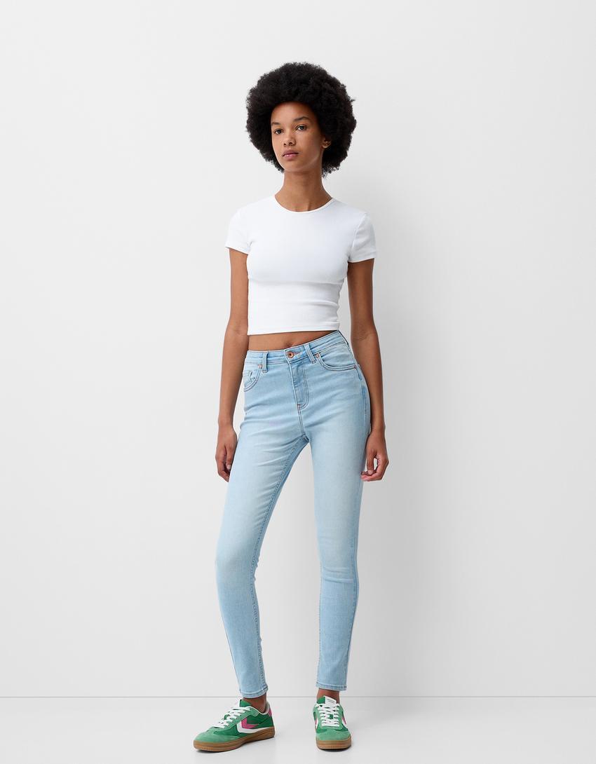 Super high-rise skinny jeans Product Image