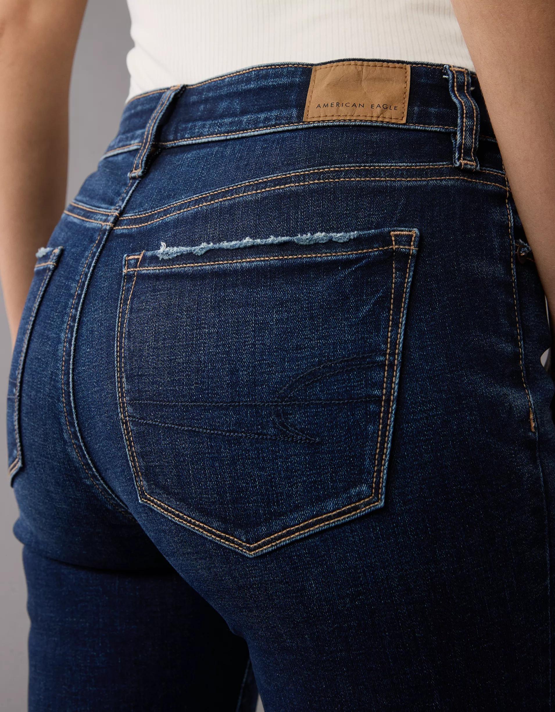 AE Next Level High-Waisted Skinny Kick Jean Product Image