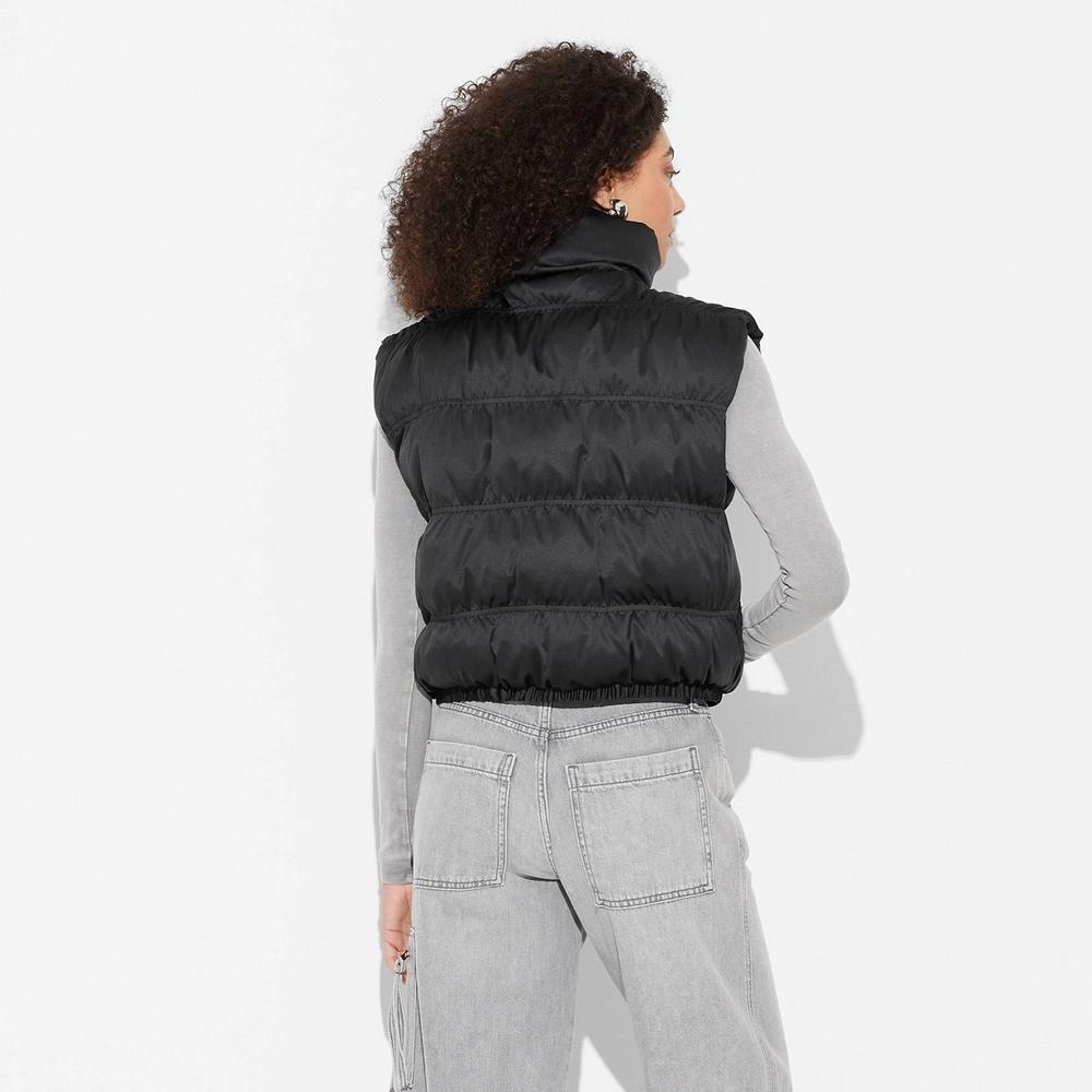 Womens Puffer Vest - Wild Fable Hematite XS Product Image