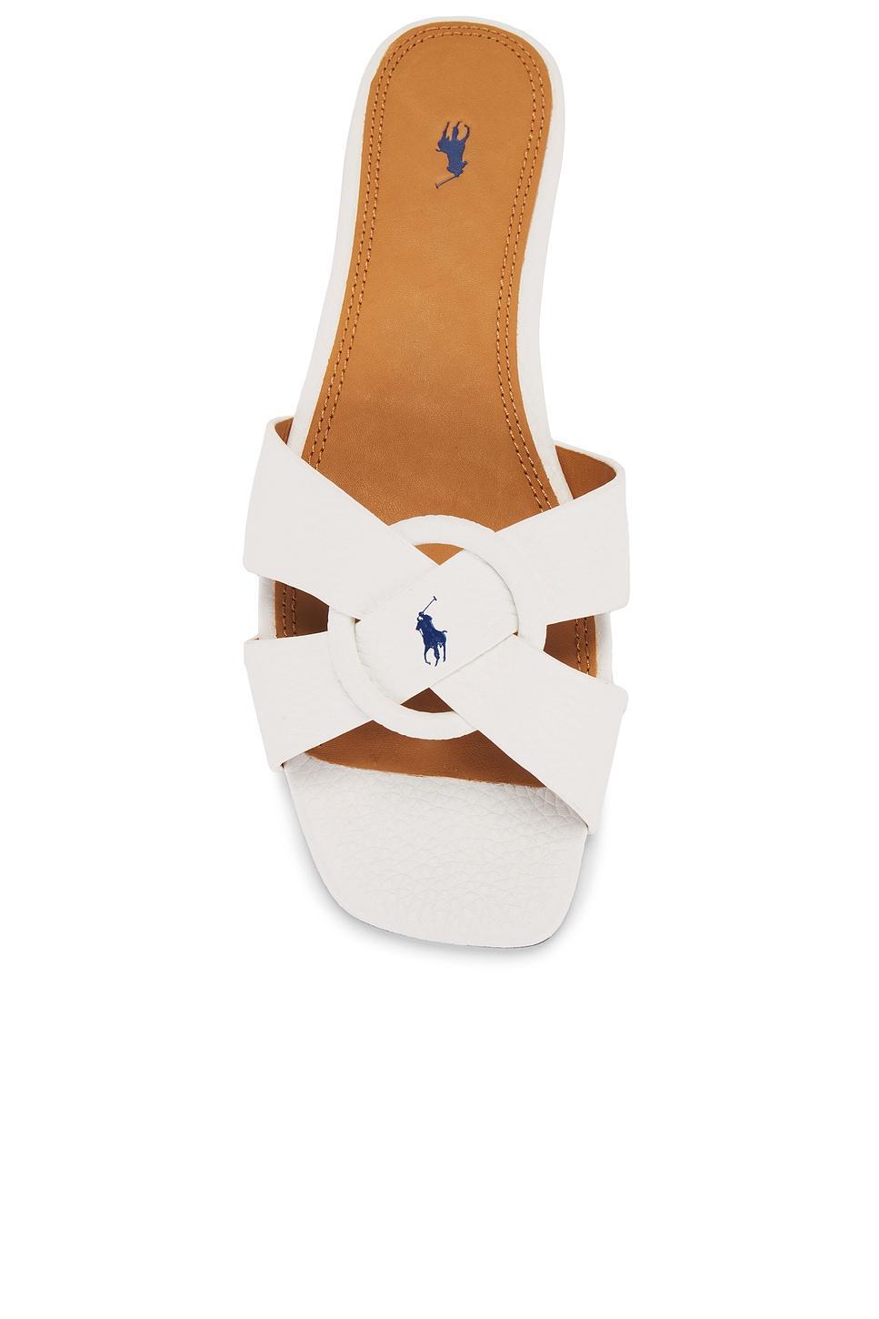 Shiny Drum Pebble Sandal Polo Ralph Lauren Product Image