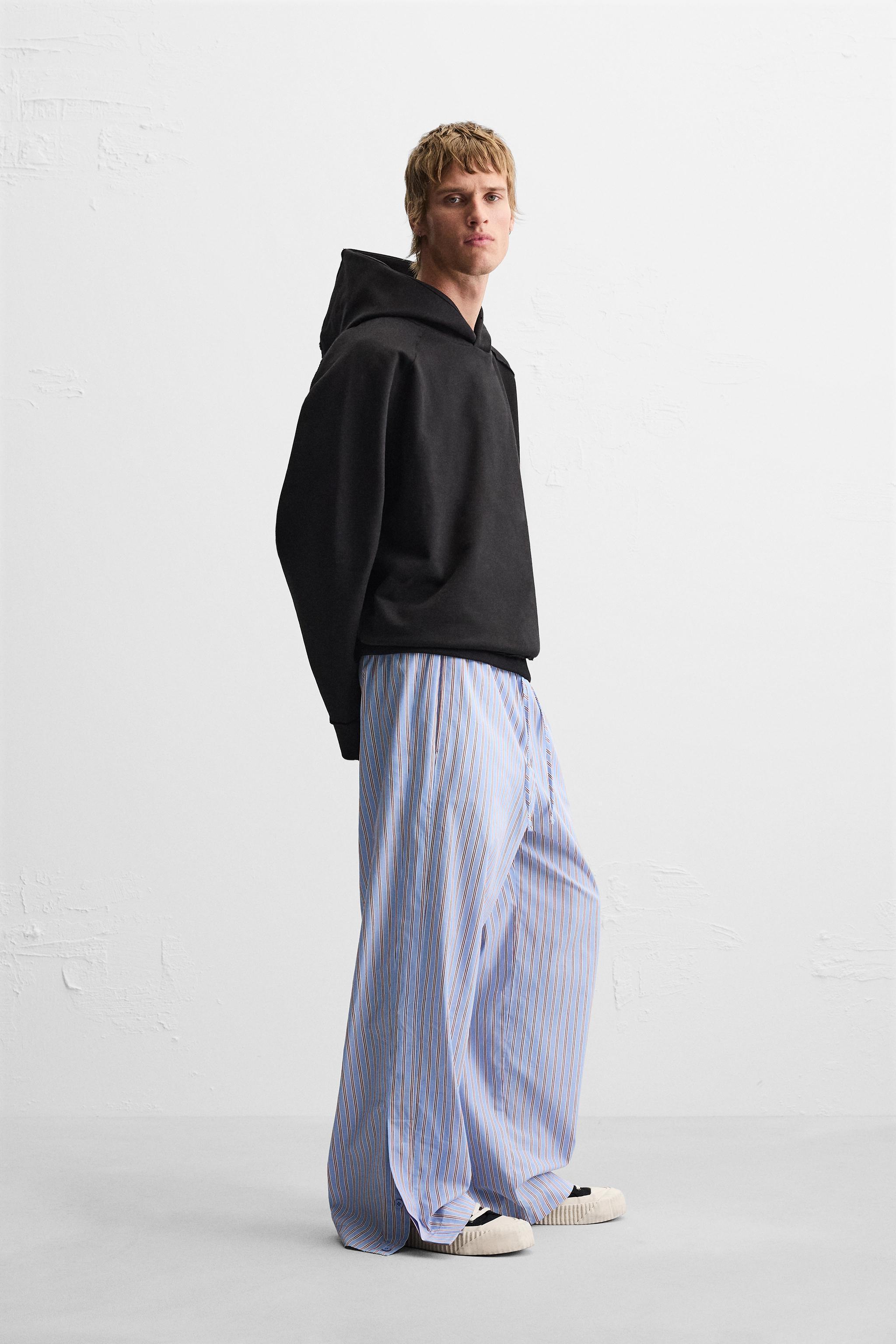 LIMITED EDITION STRIPED POPLIN PANTS Product Image