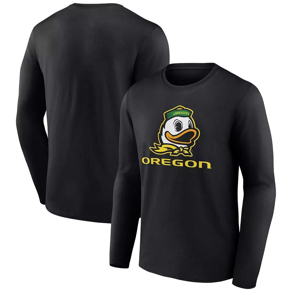 Mens Fanatics Oregon Ducks Team Lockup Long Sleeve T-Shirt Product Image