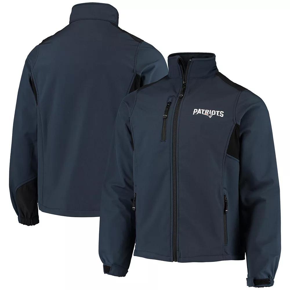 Men's Dunbrooke Navy Denver Broncos Circle Softshell Fleece Full-Zip Jacket,  Product Image