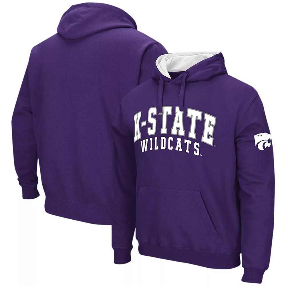 Men's Colosseum Purple Kansas State Wildcats Double Arch Pullover Hoodie,  Product Image
