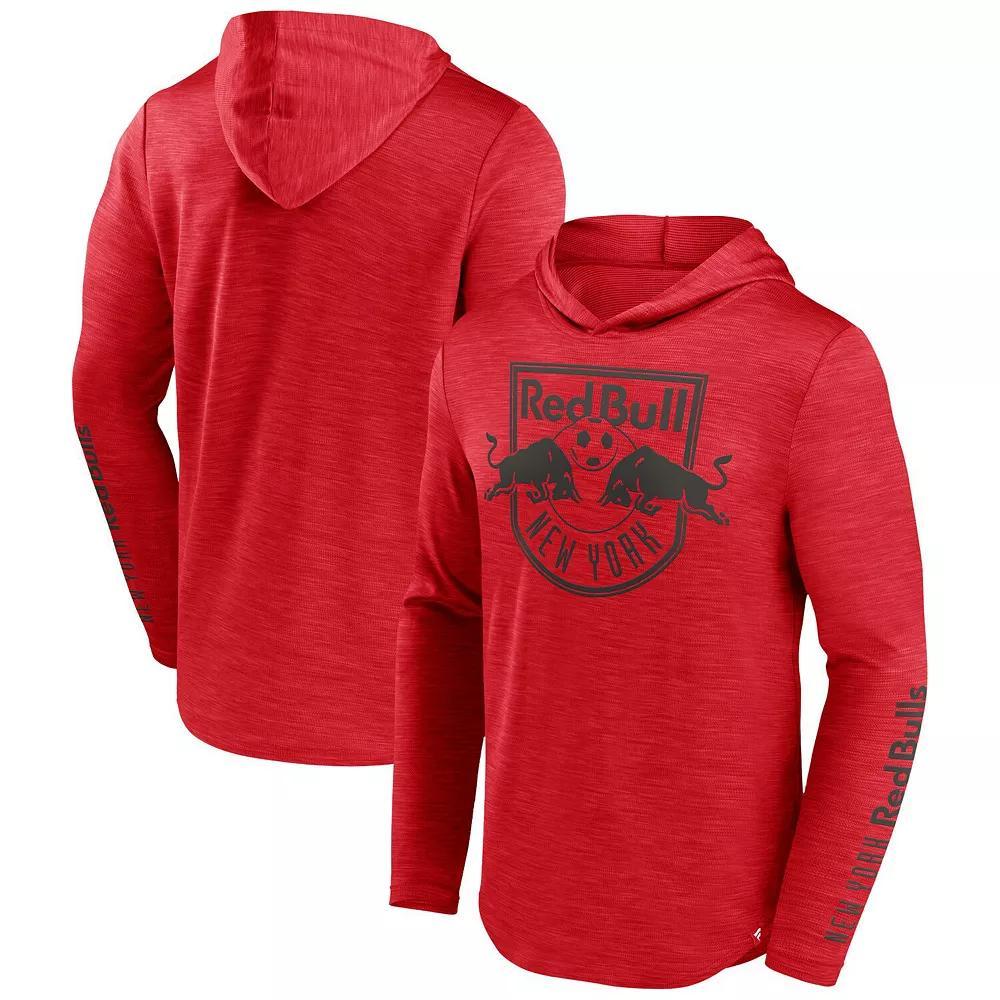 Men's Fanatics Branded Red New York Red Bulls First Period Space-Dye Pullover Hoodie, Size: Medium Product Image