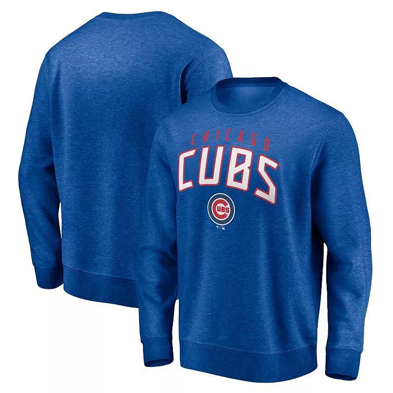 Mens Fanatics Royal Chicago Cubs Gametime Arch Pullover Sweatshirt Product Image