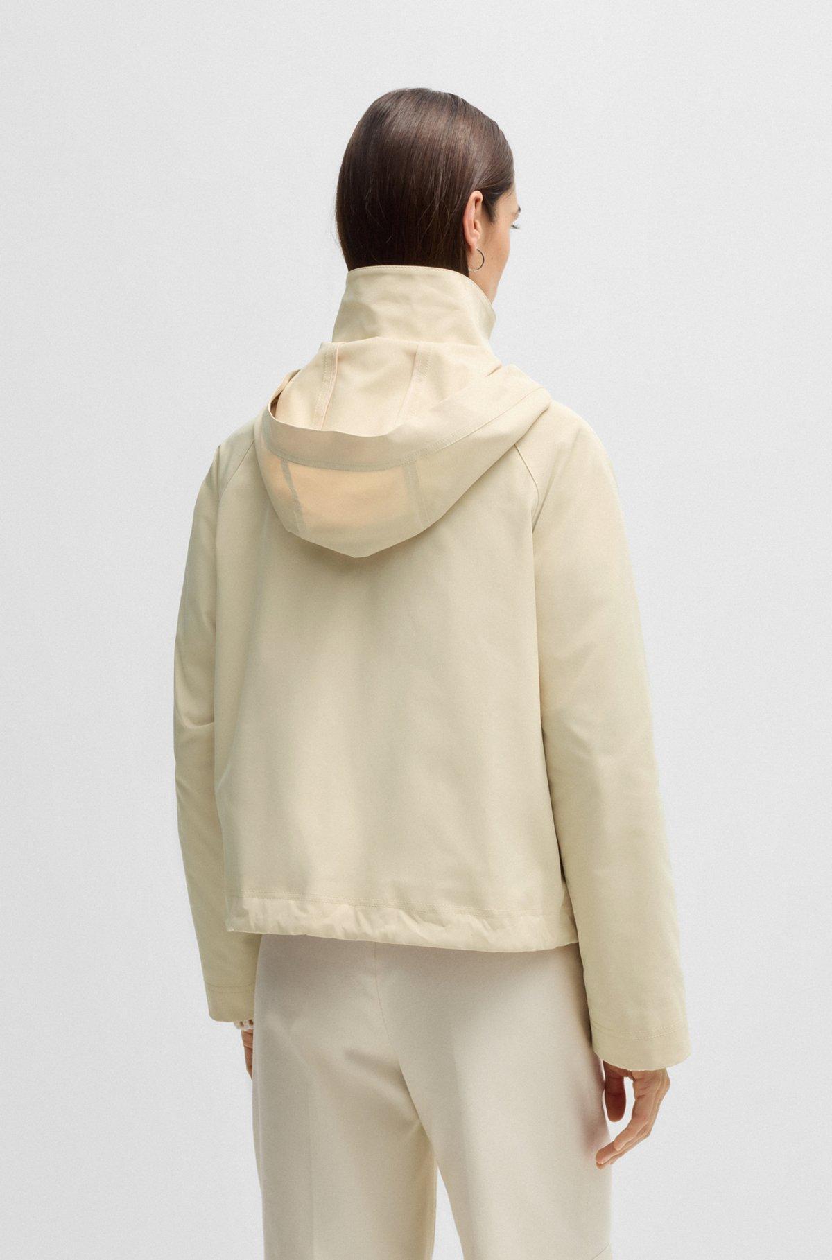 Hooded parka jacket in water-repellent fabric Product Image