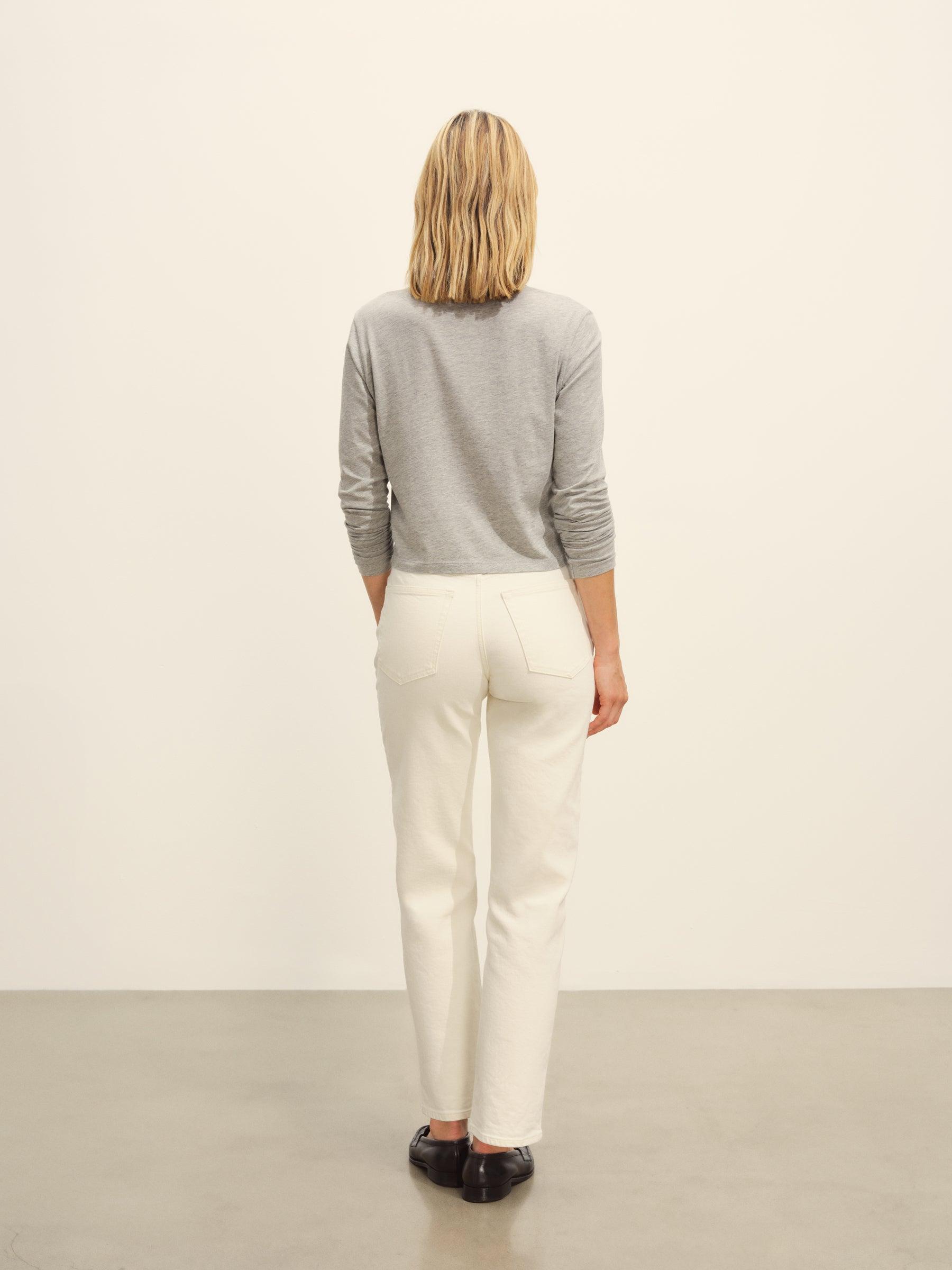 Graphite Pima L/S Boxy Crew Product Image