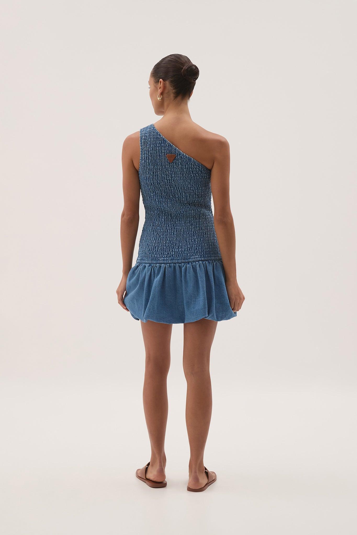 Sunray One Shoulder Mini Dress Product Image