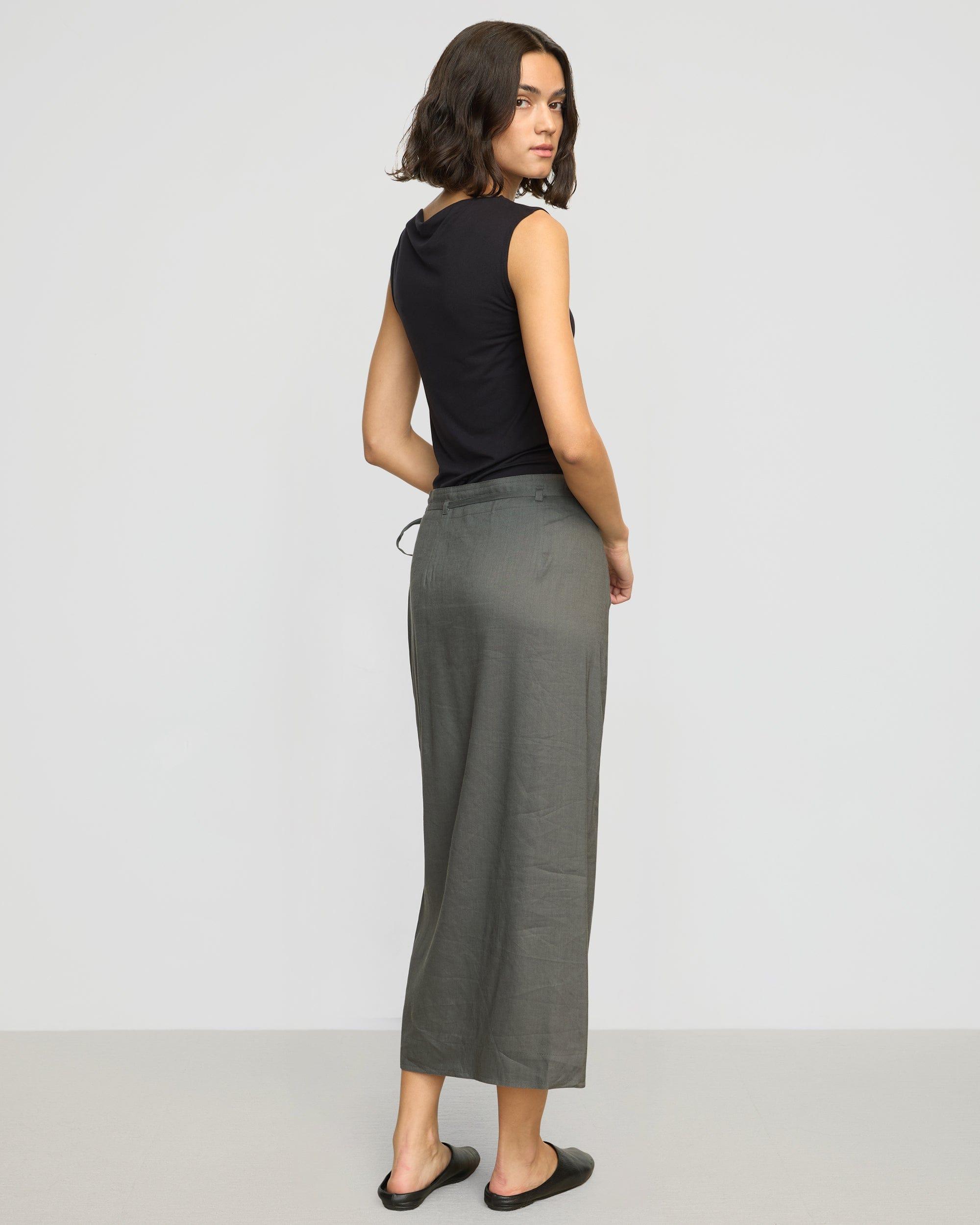 Esme Sleeveless Slit-Neck Tank Product Image