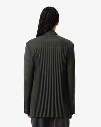 Wool Blend Checked Blazer Product Image