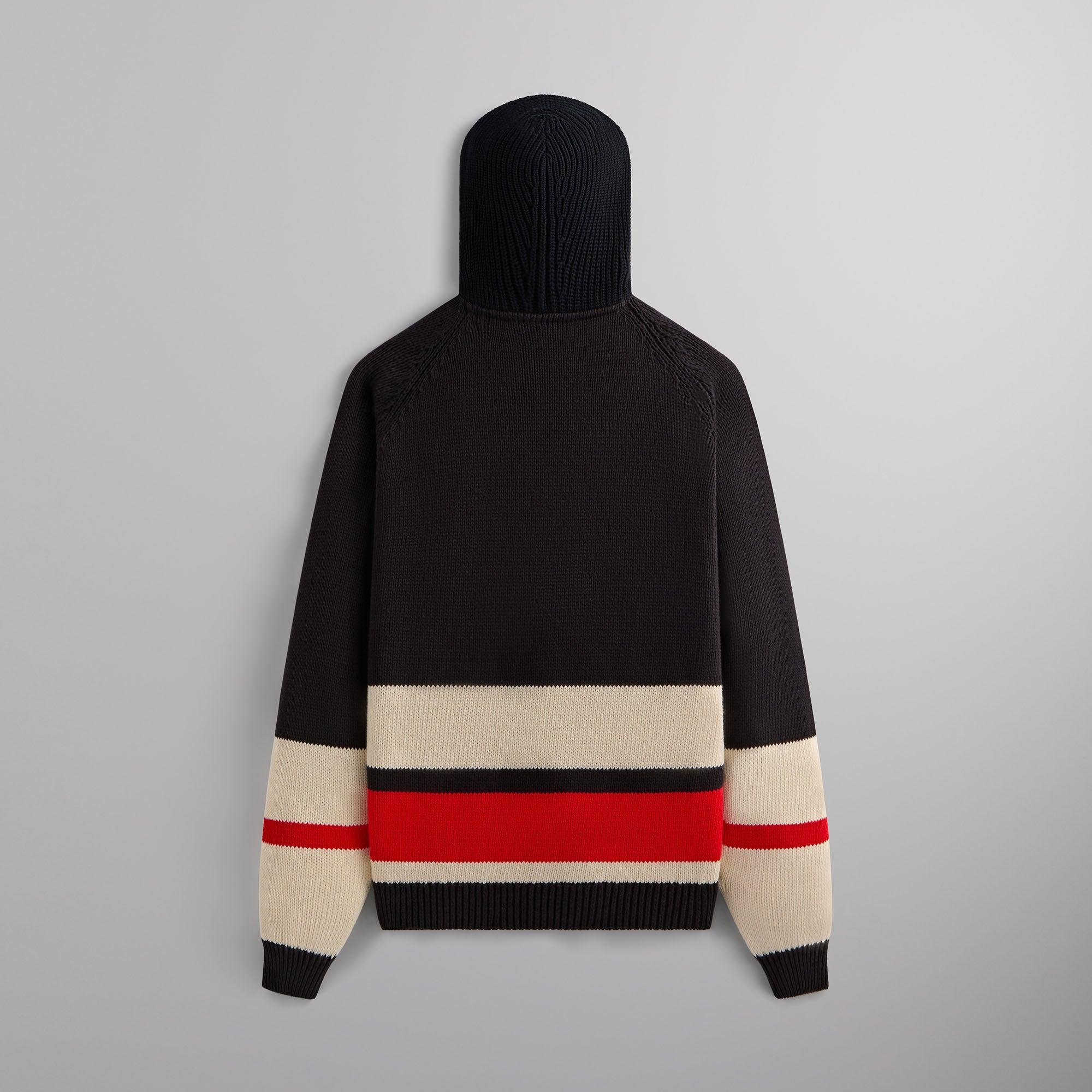 Kith for the New York Rangers Hooded Delk Sweater - Black Male Product Image