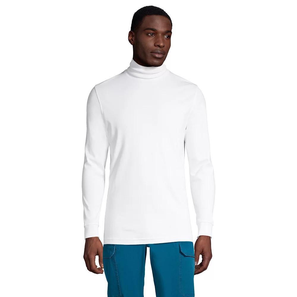Men's Lands' End Super Soft Supima Turtleneck,  Product Image
