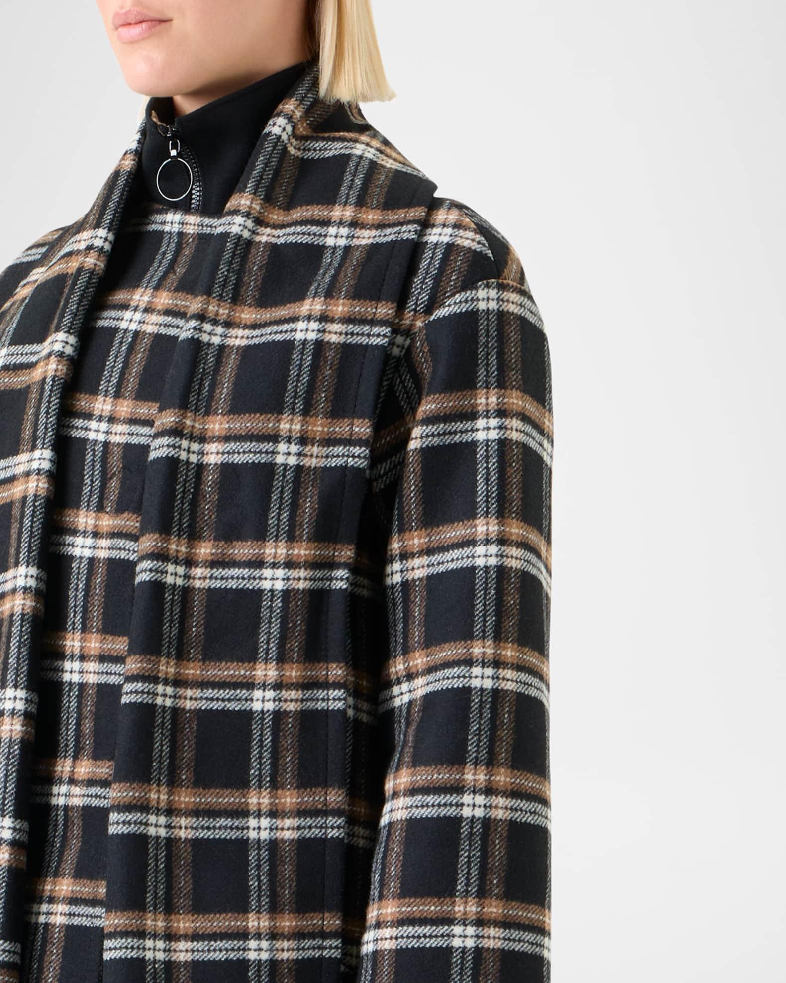 Plaid Double-Face Wool Coat Product Image