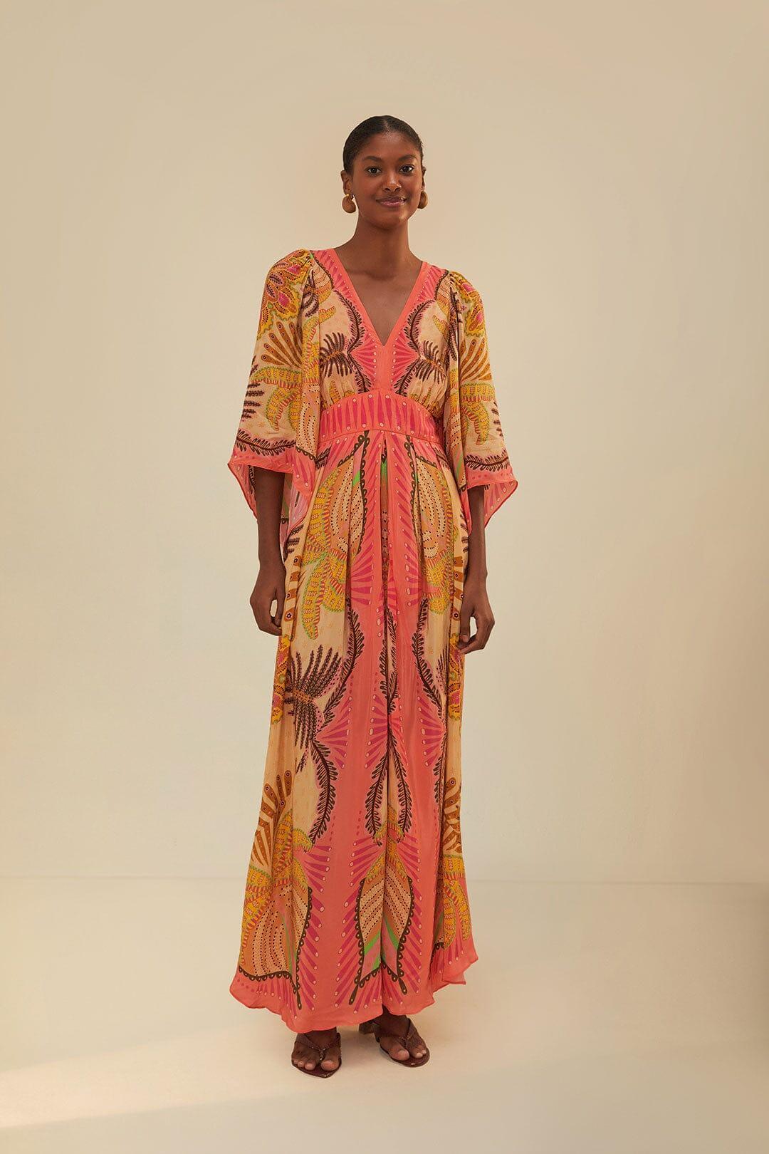 Sand Palms Scarf Maxi Dress Product Image