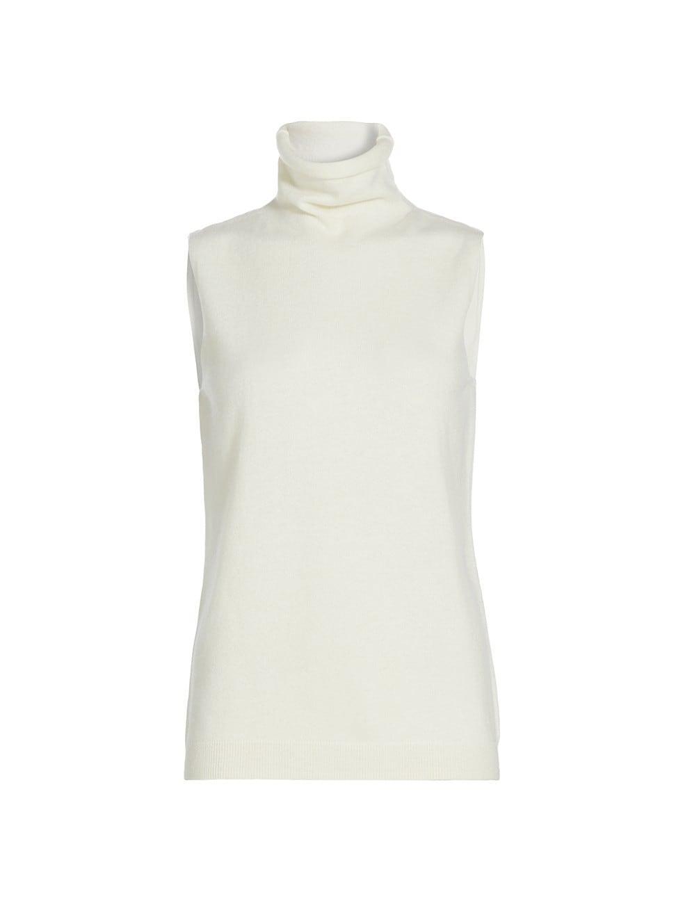 Womens COLLECTION Cashmere Turtleneck Vest Product Image