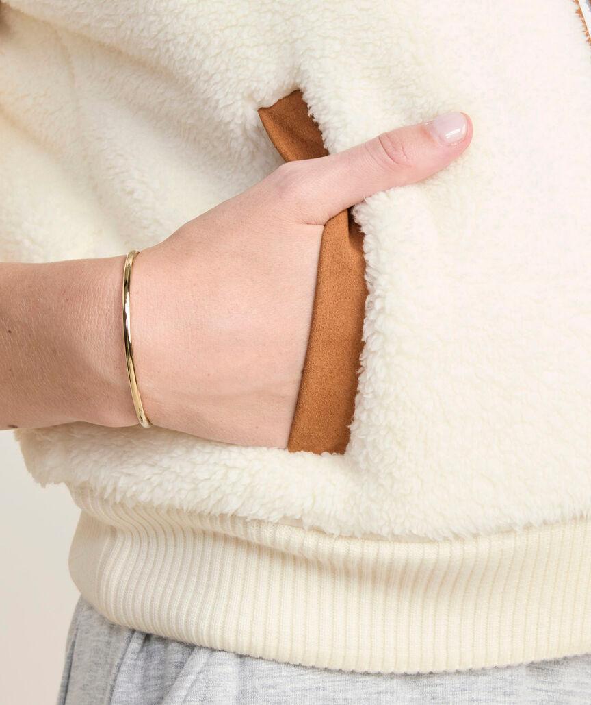 Teddy Fleece Full-Zip Vest Product Image