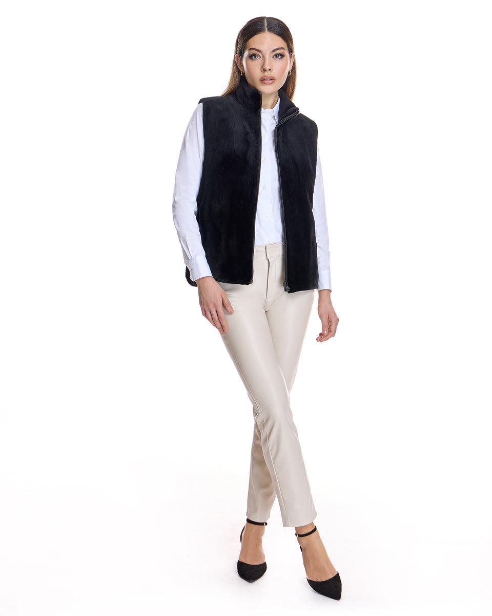 Sheared Mink Reversible Vest Product Image