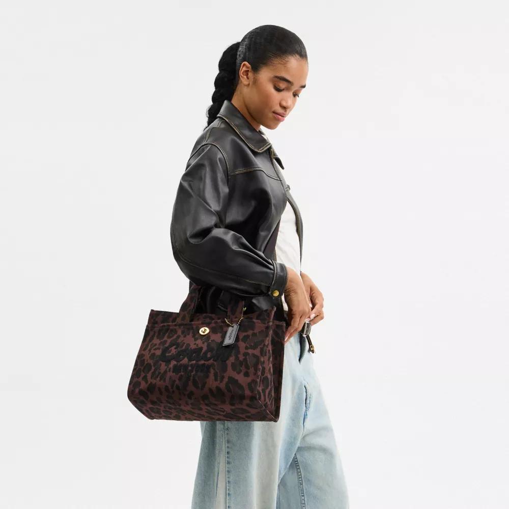 Cargo Tote Bag With Leopard Print Product Image