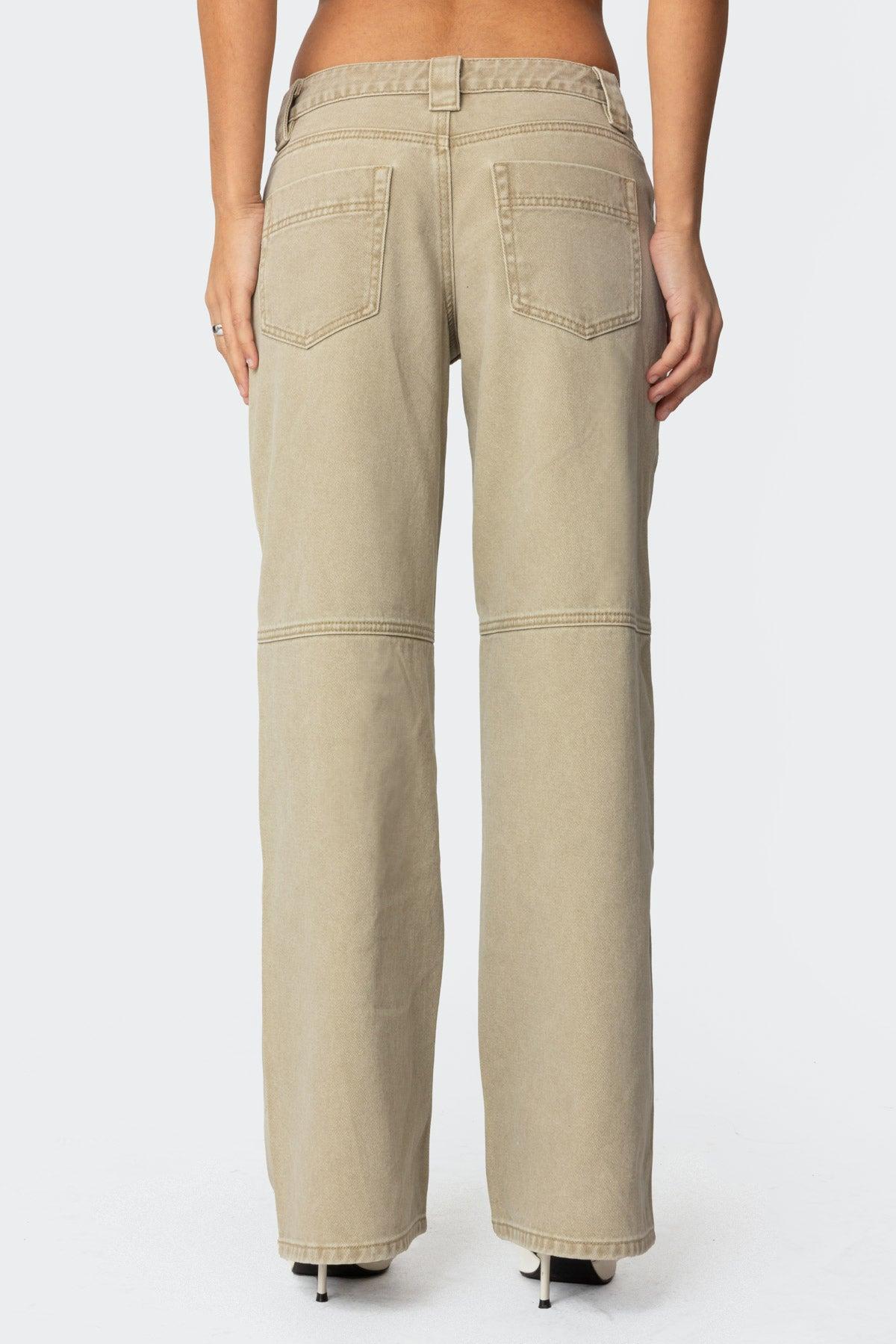 Morgan Low Rise Carpenter Jeans Product Image