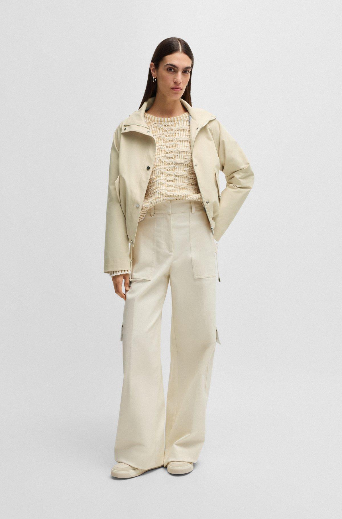 Hooded parka jacket in water-repellent fabric Product Image