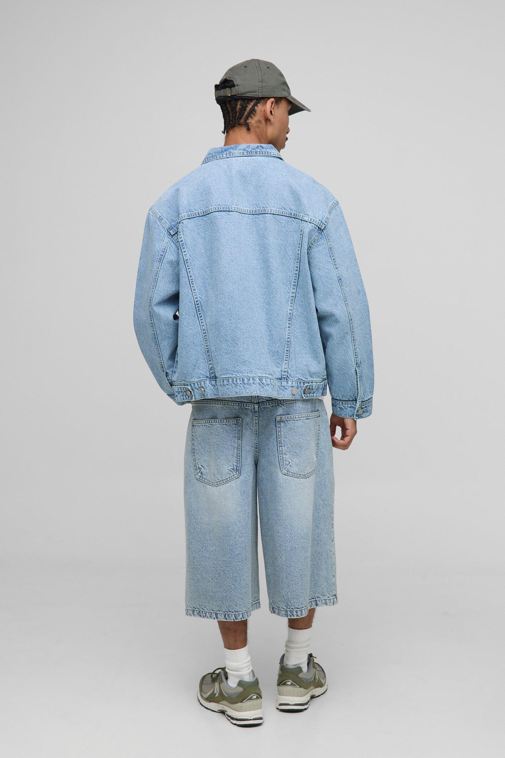 Regular Denim Jacket | boohooMAN USA Product Image