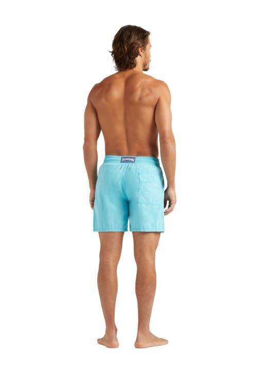 Vilebrequin Men's Ronde Des Tortues Aqua Reactive Swim Shorts Product Image