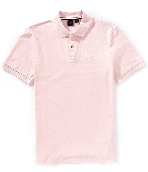 Hugo Boss BOSS Pallas Pima Cotton Short Sleeve Polo Shirt Product Image