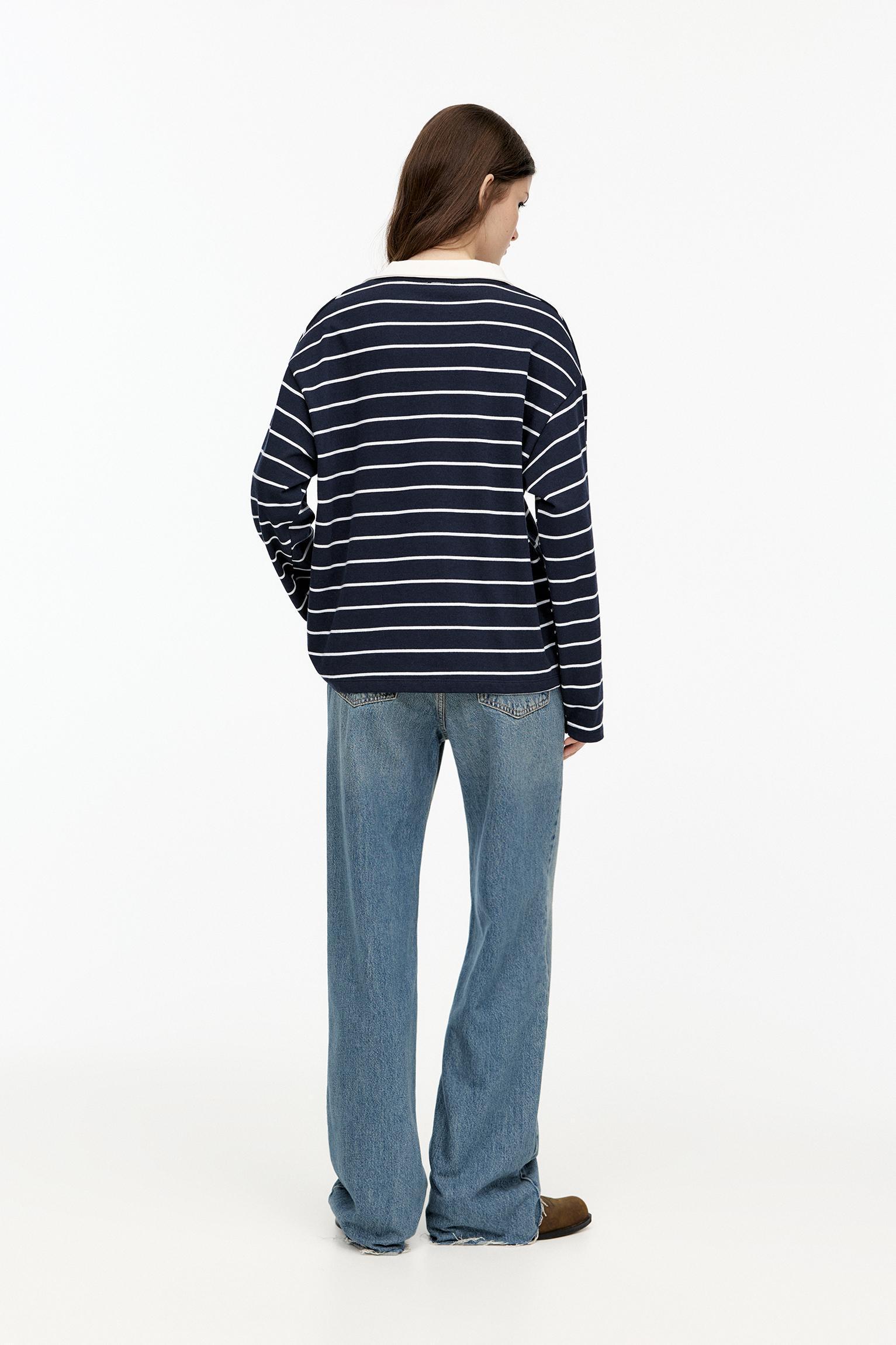 Striped polo shirt Product Image