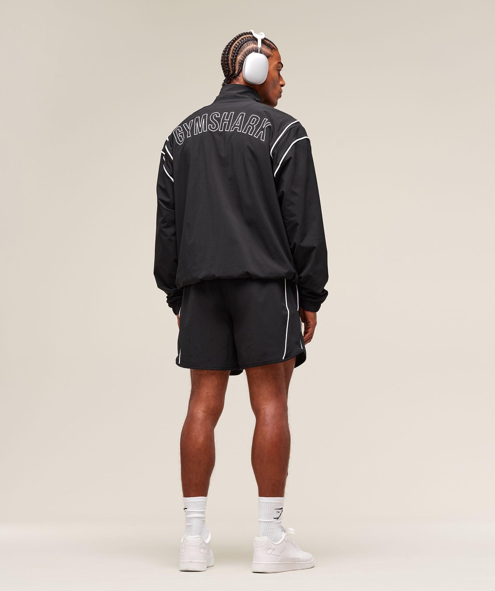 Gymshark Retro Shorts - Black Male Product Image