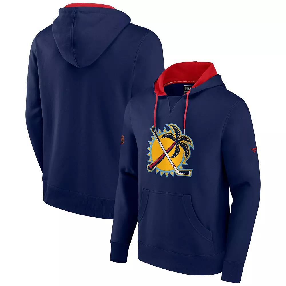 Men's Fanatics Navy Florida Panthers Special Edition 2.0 Team Logo Pullover Hoodie, Size: Small, Pnt Blue Product Image
