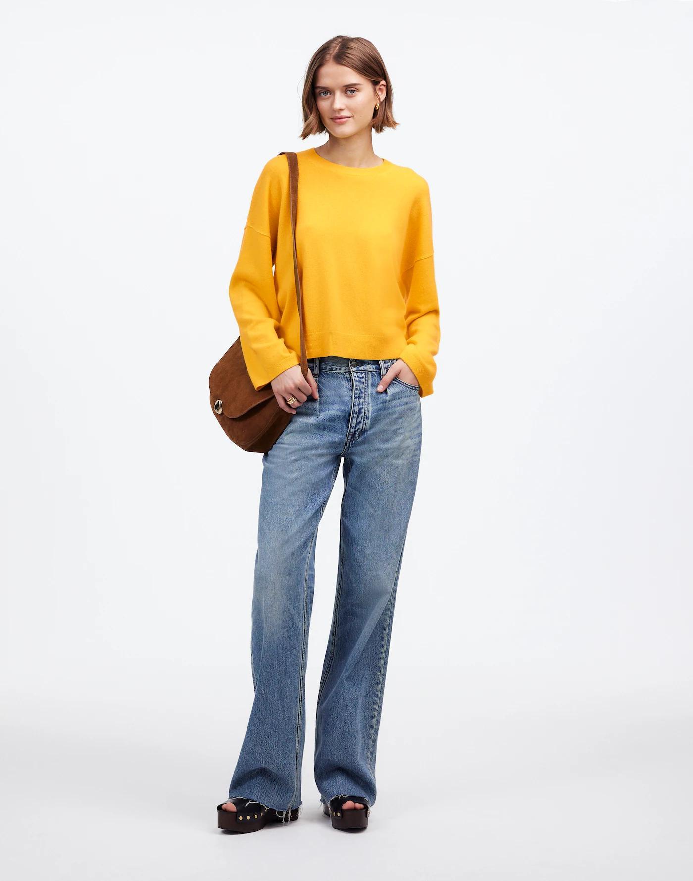 Cashmere Boxy Sweater Product Image