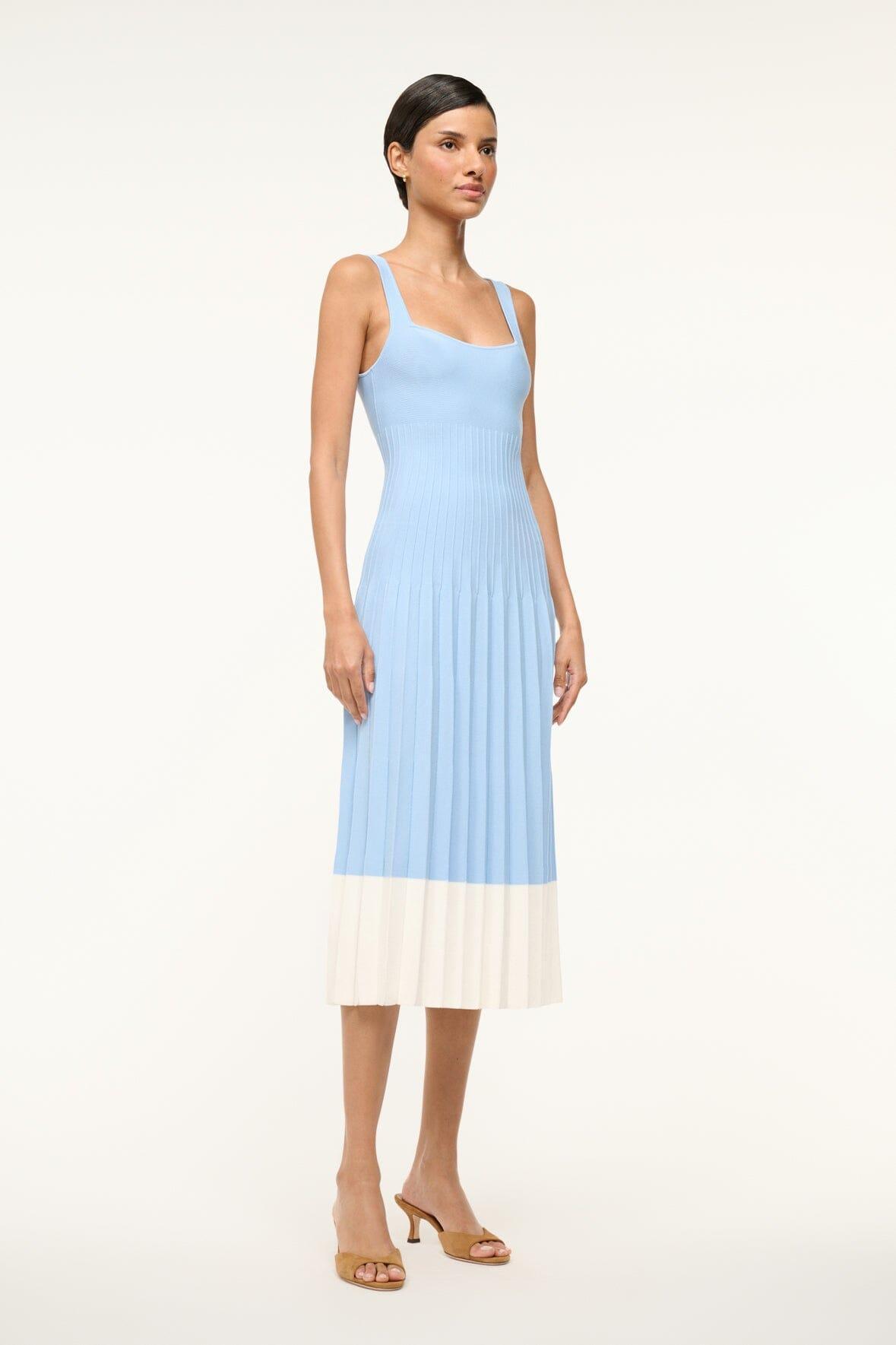 ELLISON DRESS | CLEAR BLUE WHITE Product Image