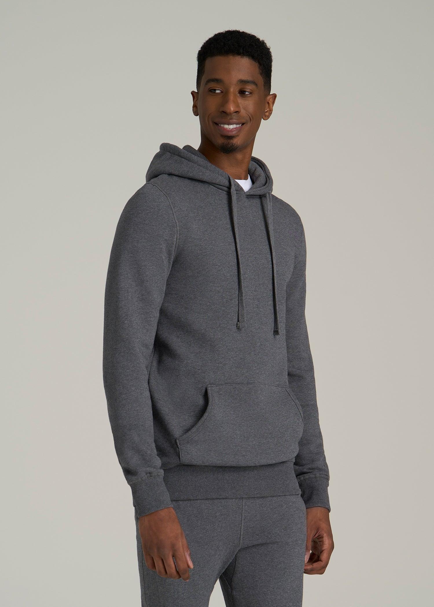 Wearever 2.0 Fleece Hoodie for Tall Men in Charcoal Mix Male Product Image
