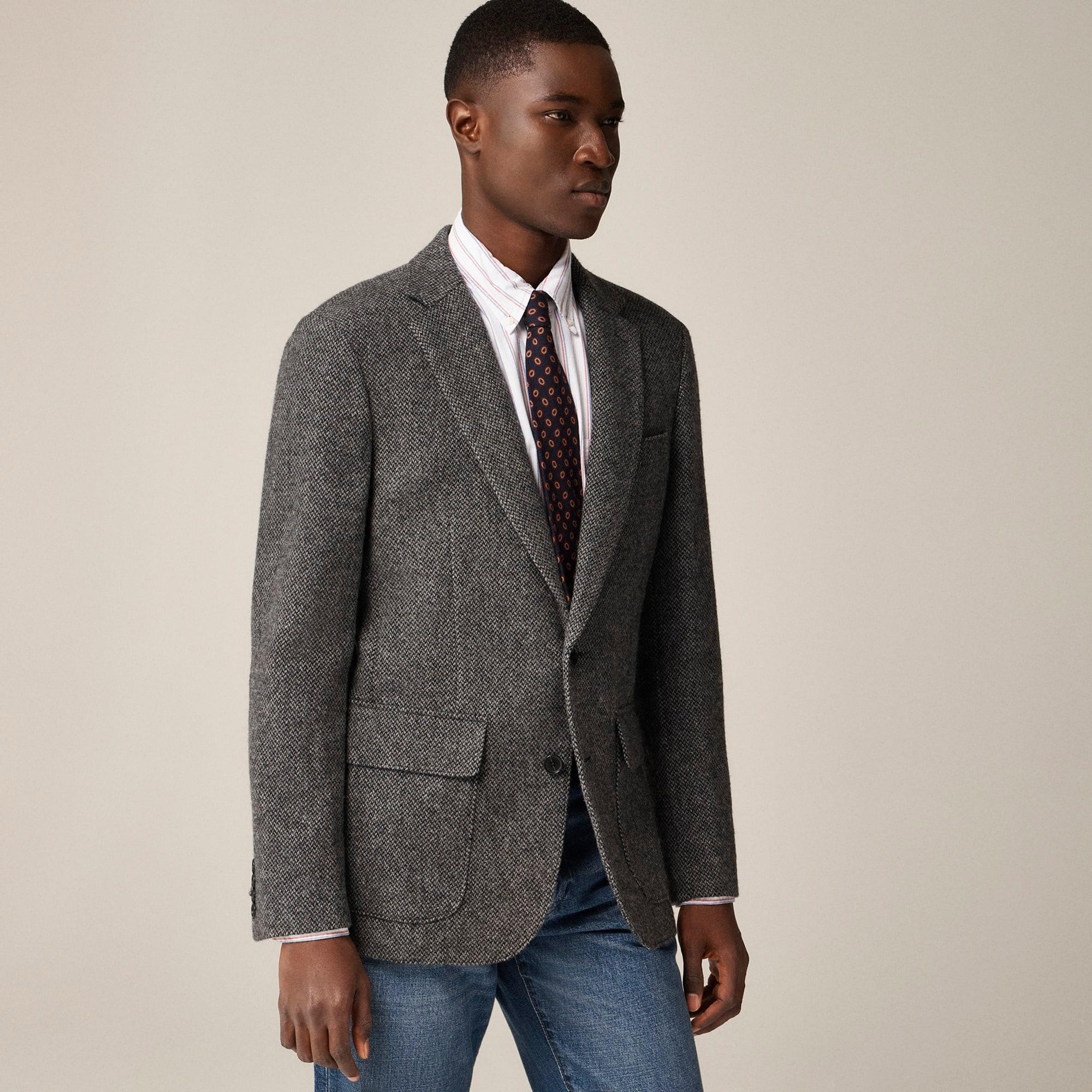 Ludlow Slim-fit blazer in English merino wool twill Product Image