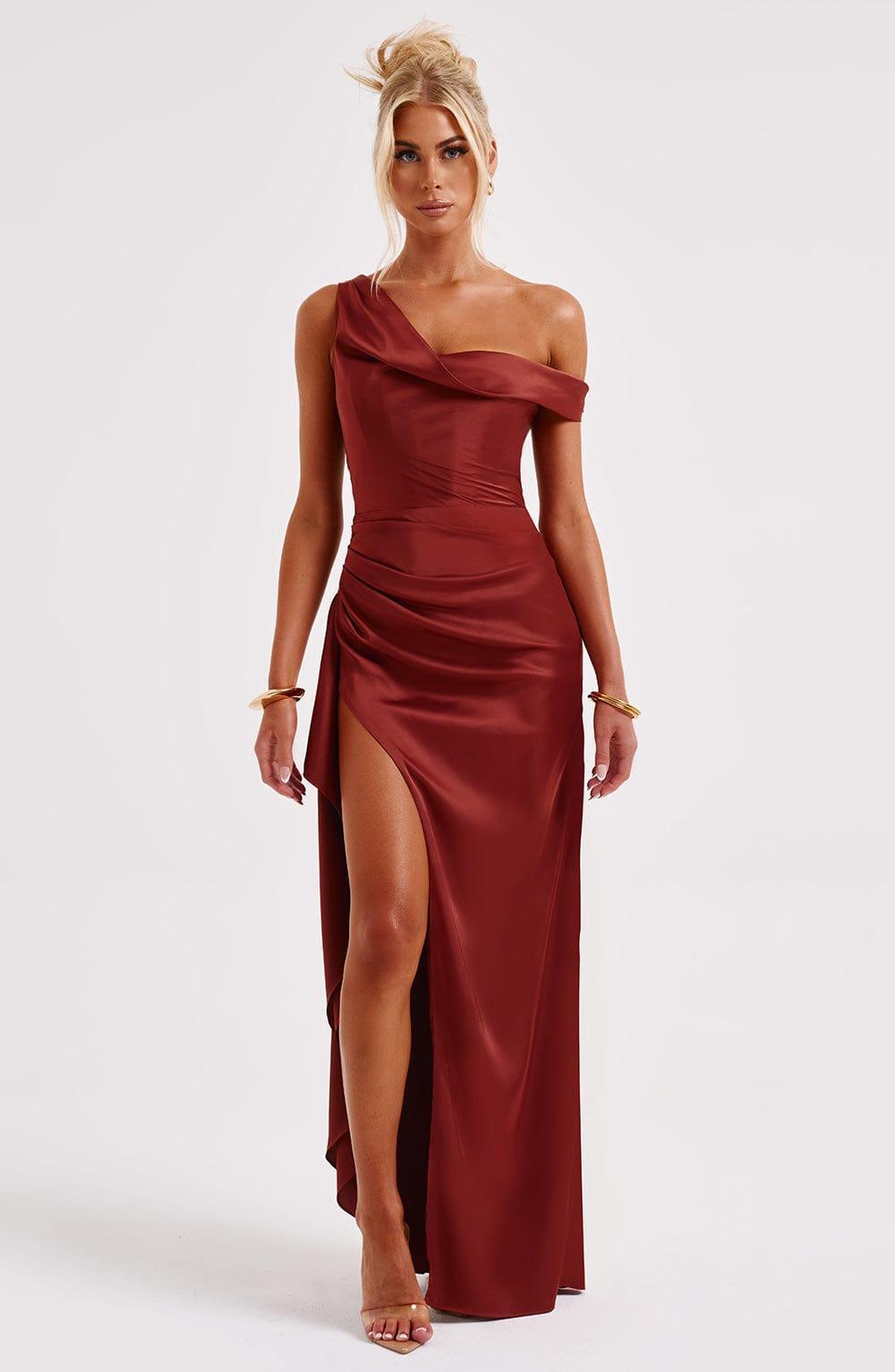 Juliene Maxi Dress - Rust Product Image
