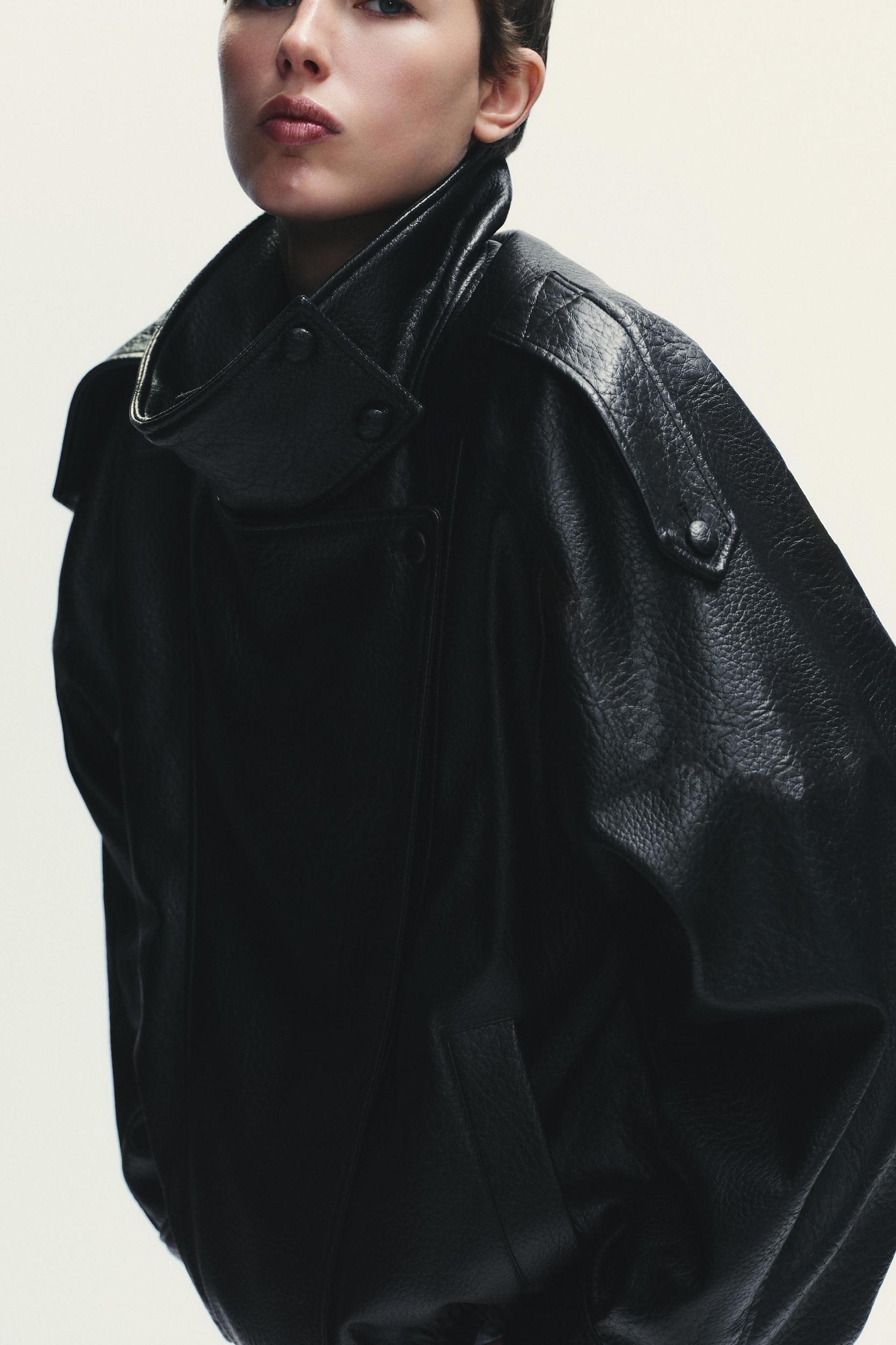 FAUX LEATHER JACKET Product Image