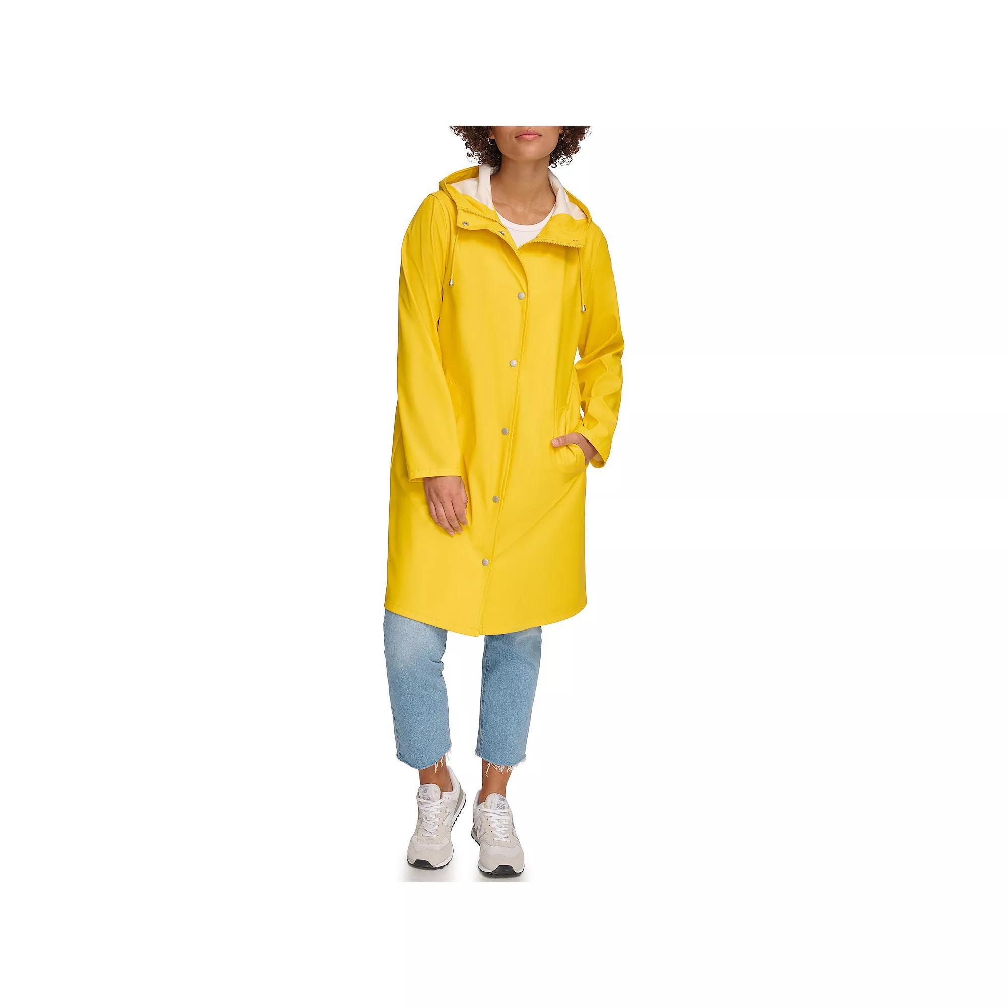 Women's Levi's® Rubberized Raincoat, Size: Large, Yellow Product Image