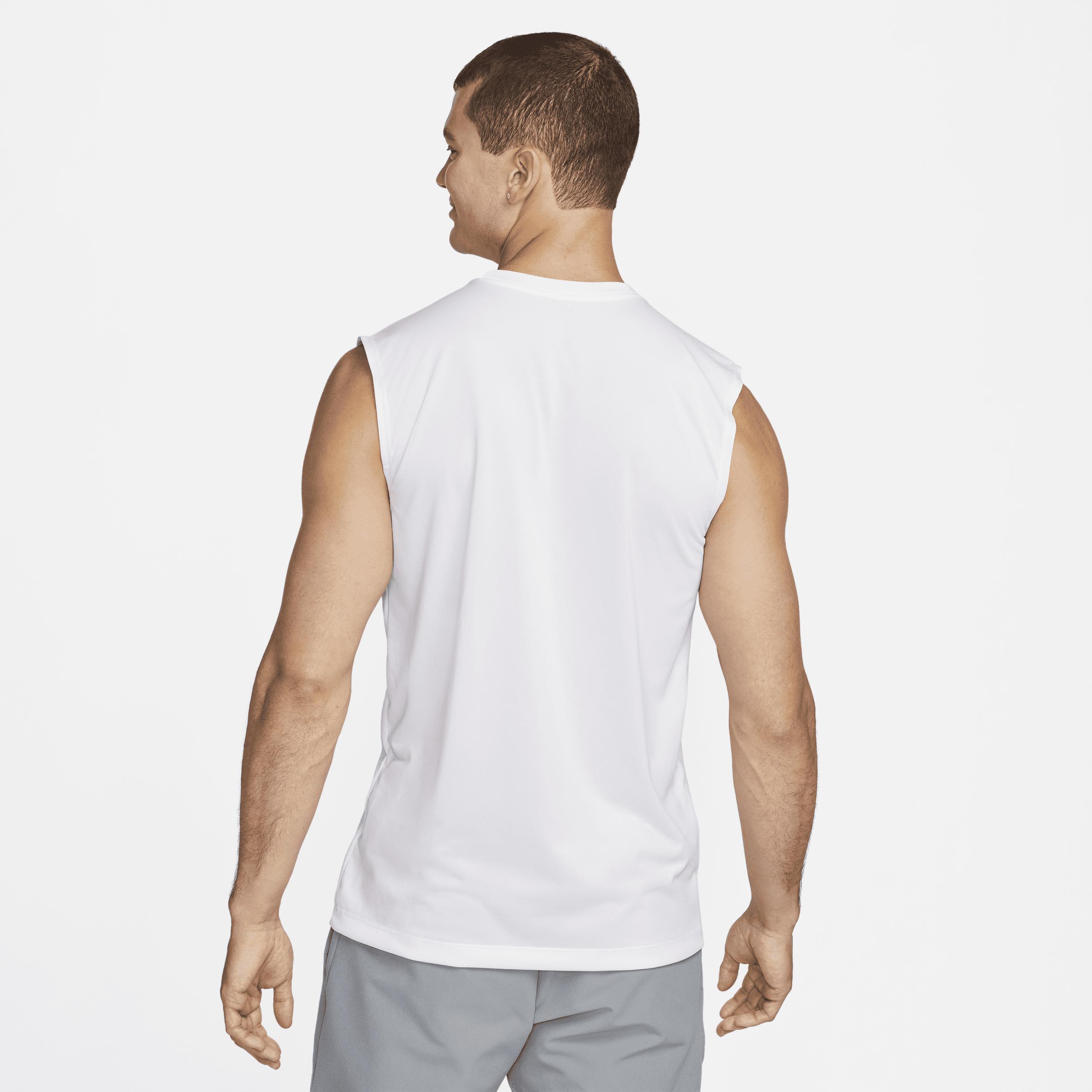 Nike Mens Dri-FIT Legend Sleeveless Fitness T-Shirt | DX0991-100 Product Image
