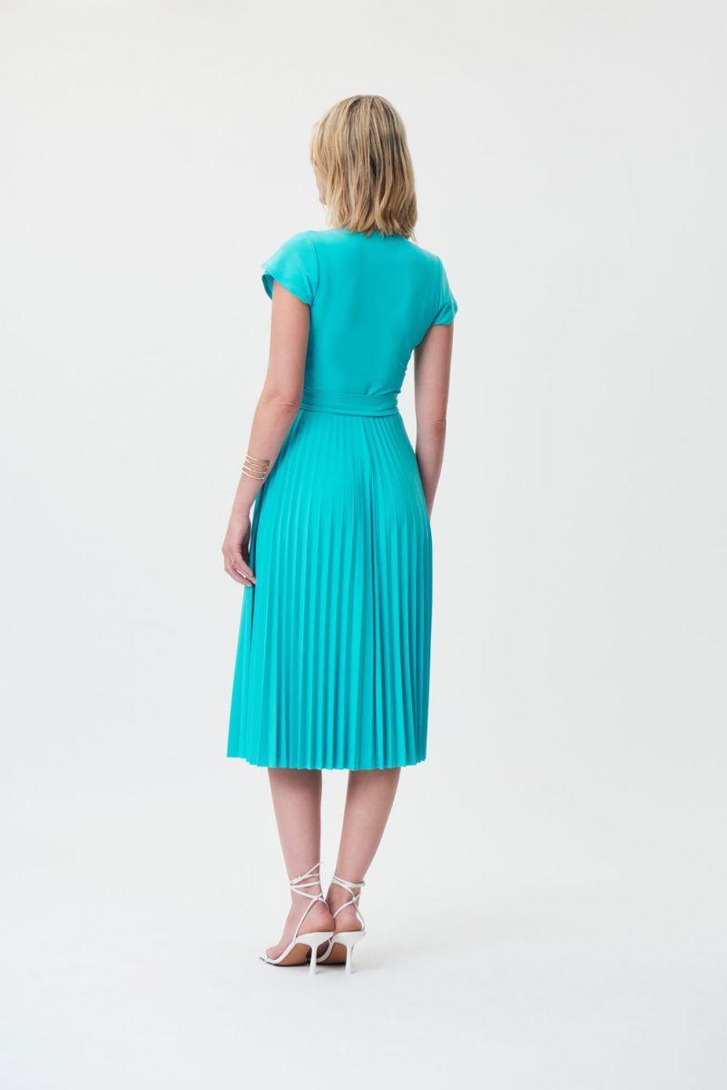 Palm Springs Pleated Wrap Style Dress-232039 Product Image