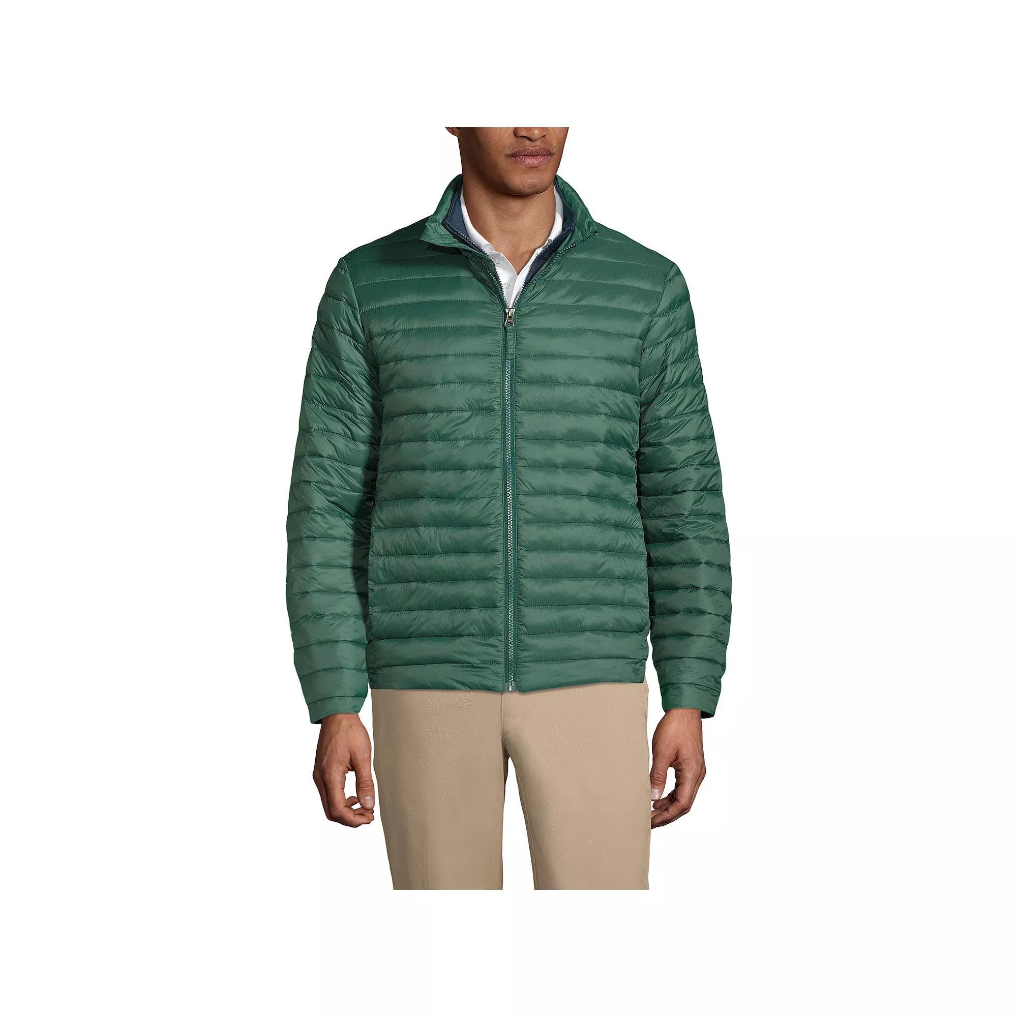 Men's Lands' End School Uniform ThermoPlume Jacket,  Product Image