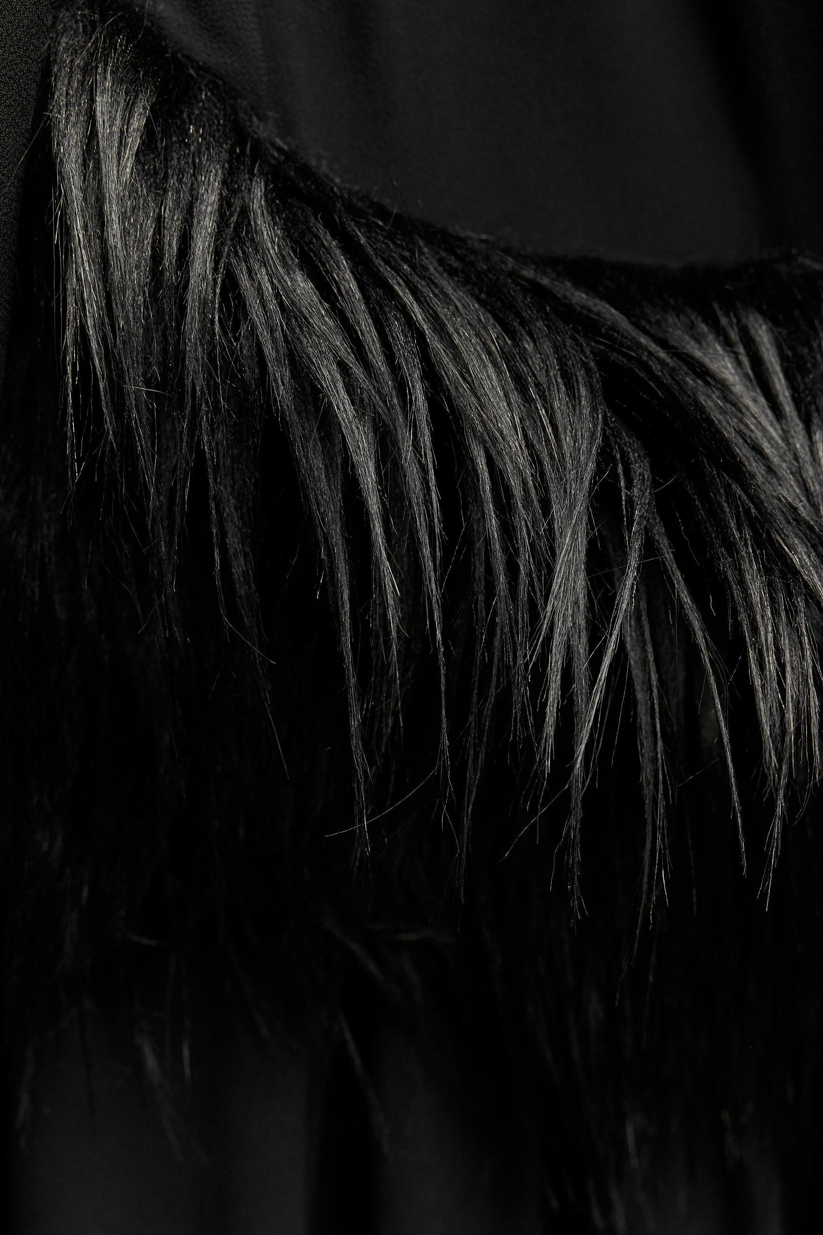 FAUX FUR SASH DRESS LIMITED EDITION Product Image