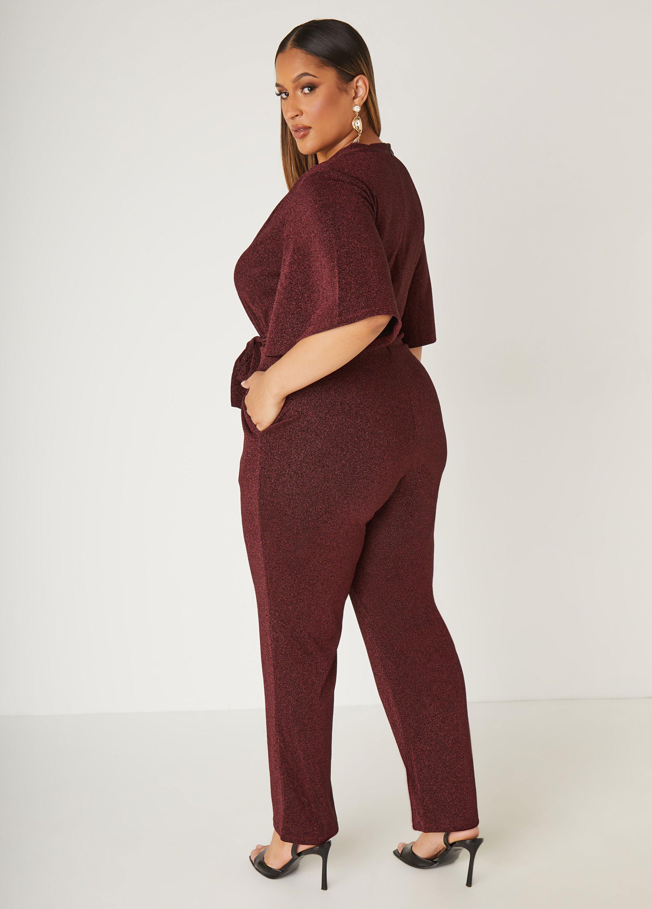 Straight Leg Lurex™ Jumpsuit Product Image