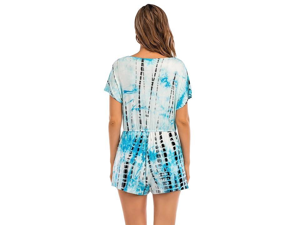 Lucky Brand Beach Wave Romper Cover-Up Women's Swimsuits One Piece Product Image