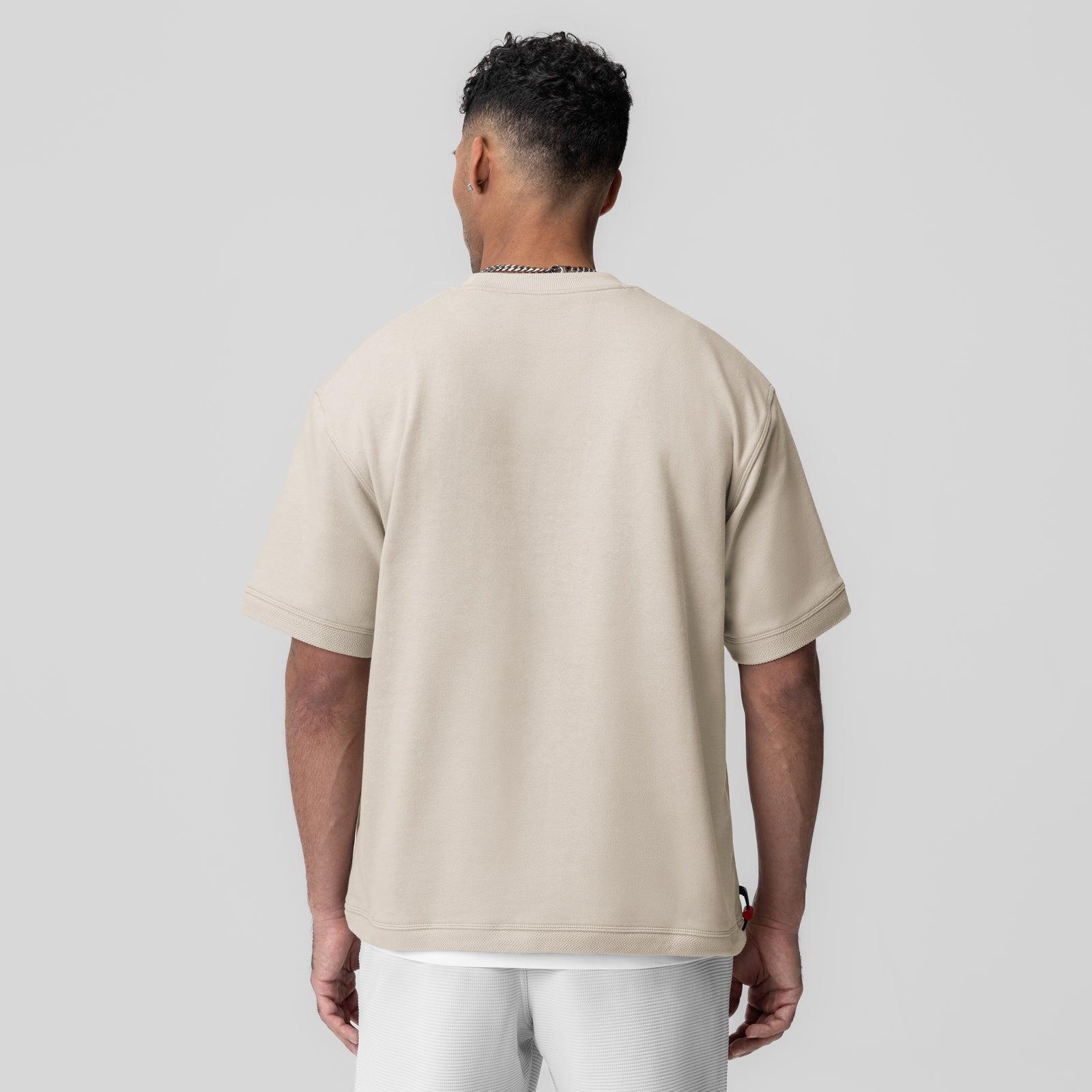 1026. Herringbone Terry Oversized Cinch Tee - Chai Product Image